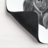 Silverback gorilla mouse pad ゴリラのマウスパッド mousepad (Ecke)