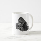 Silverback Gorilla Mug Cup ゴリラのマグカップ Kaffeetasse (VorderseiteRechts)