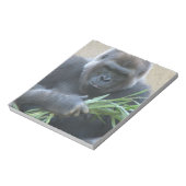 Silverback Gorilla Notepad Notizblock (Rotiert)