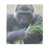 Silverback Gorilla Notepad Notizblock (Vorderseite)