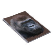 Silverback Gorilla Notizblock (Rechte Seite)