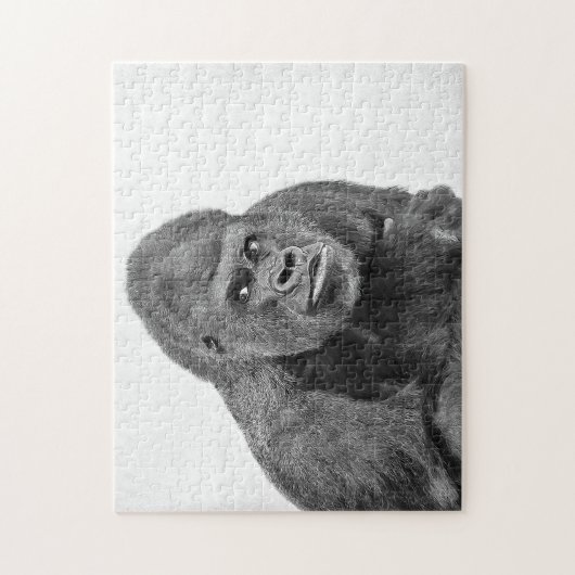 Silverback Gorilla Portrait, Jigsaw Puzzle (Vertikal)