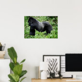 Silverback Gorilla Poster (Heimbüro)