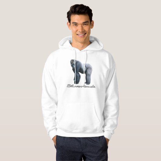 Silverback Gorilla Pullover Hoodie (Vorne ganz)