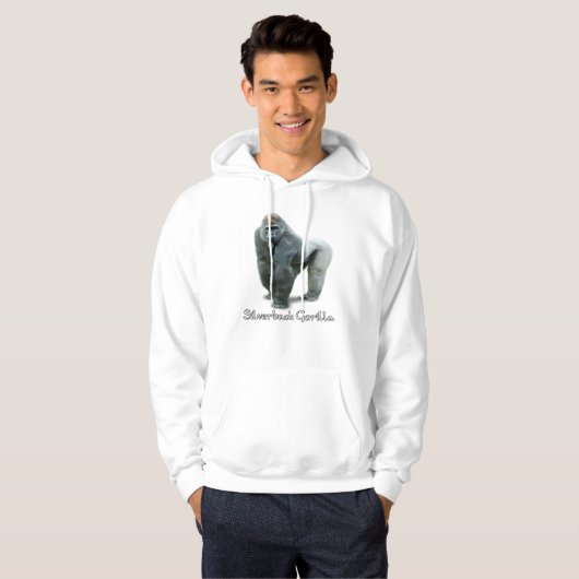 Silverback Gorilla Pullover Hoodie (Vorne ganz)