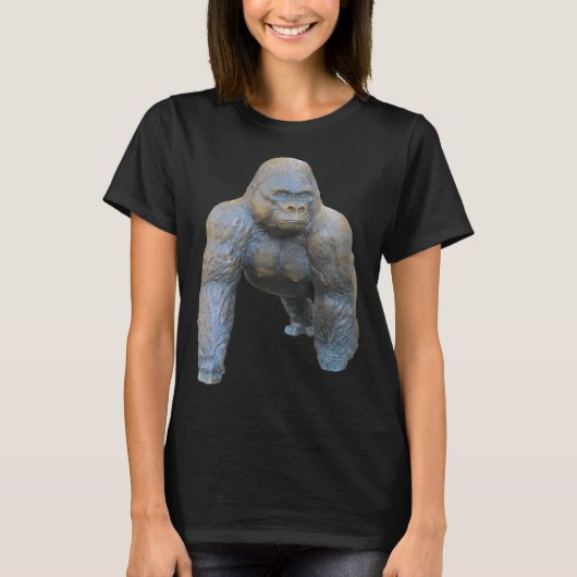 Silverback Gorilla Silver Back Primat Ape 7 T-Shirt (Vorderseite)