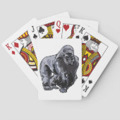 Silverback Gorilla Spielkarten (Rückseite)