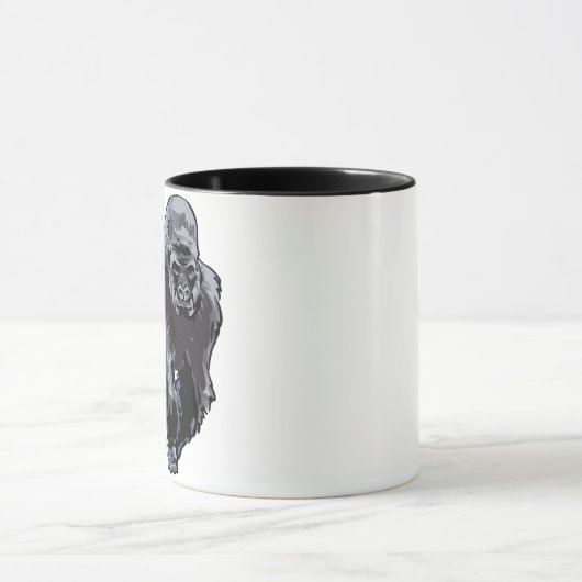 Silverback Gorilla Tasse (Zentrum)