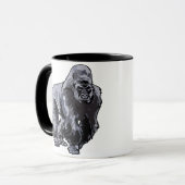 Silverback Gorilla Tasse (Vorderseite Links)