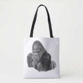 Silverback gorilla tote bag ゴリラのトートバッグ tasche (Vorderseite)