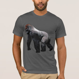 Silverback Gorilla Zoo Tierisches Primat T-Shirt