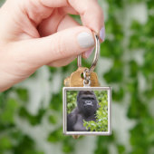 Silverback Lowland Gorilla, Gorilla Gorilla, Schlüsselanhänger (Hand)