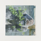 Silverback Snack Time Wandteppich (Vorderseite (Horizontal))