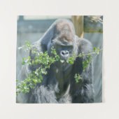 Silverback Snack Time Wandteppich (Vorderseite)