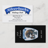 SilverBacks-Visitenkarte Visitenkarte (Vorne/Hinten)