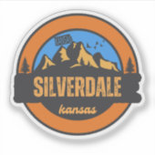 Silverdale, Kansas Aufkleber (Vorderseite)