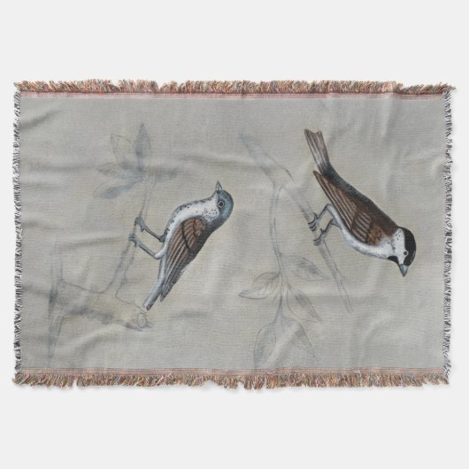 Silvered Aviary | Ein Paar Vögel Decke (Vorderseite)