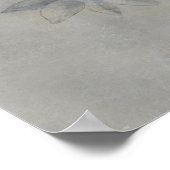 Silvered Aviary | Ein Paar Vögel Poster (Ecke)