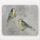 Silvered Aviary | Vogel Couple Mousepad (Vorne)
