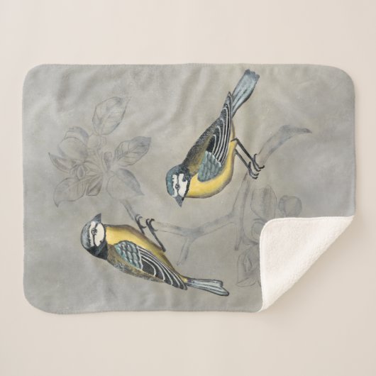 Silvered Aviary | Vogel Couple Sherpadecke (Vorderseite (Horizontal))