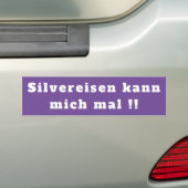 Silvereisen kann mich mal Autoaufkleber (Auf Auto)