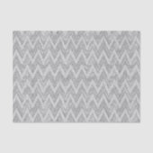 SilverFaux Glitzer Zigzag Zickzack Muster Seidenpapier (Vorderseite)