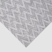 SilverFaux Glitzer Zigzag Zickzack Muster Seidenpapier (Ausschnitt)