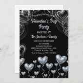 SilverHearts Valentine's Day Party Einladung (Vorne/Hinten)