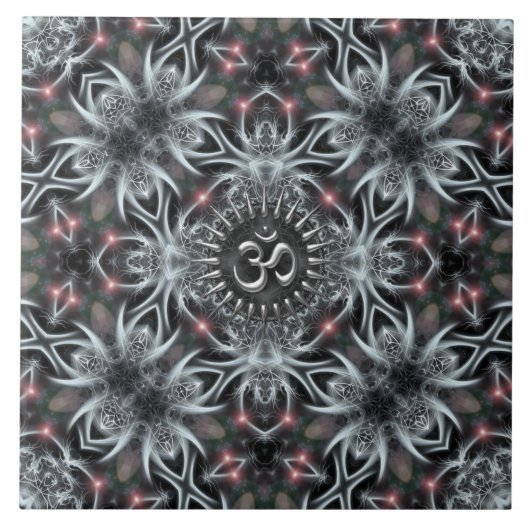 Silverina Om "Delica Keramik Tile Fliese (Vorderseite)