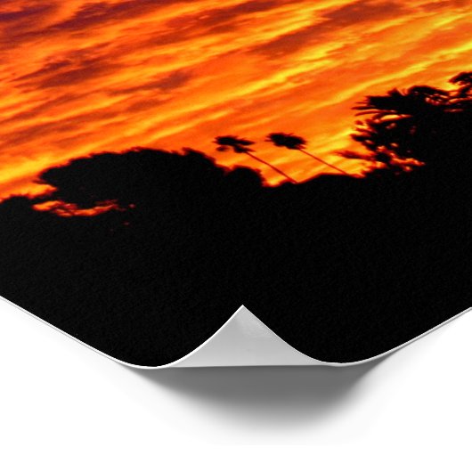 Silverlake Sunrise Poster (Ecke)