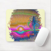 Silverlake Sunset 1 oval Mousepad (Mit Mouse)
