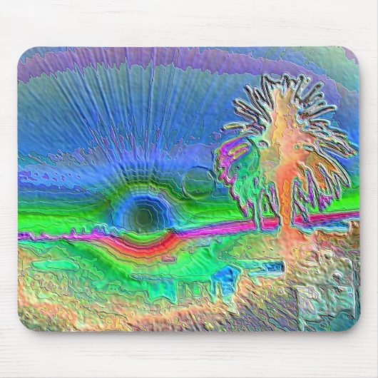 Silverlake Sunset Negativ Mousepad (Vorne)
