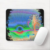 Silverlake Sunset Negative Oval 2 Mousepad (Mit Mouse)