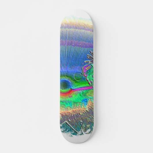 Silverlake Sunset Negative Oval Skateboard (Vorne)