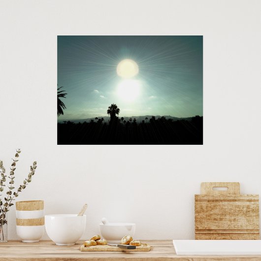 Silverlake Sunset Poster (Küche)