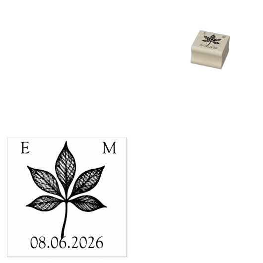 Silverleaf Elven Wedding Gummistempel (Stempel)
