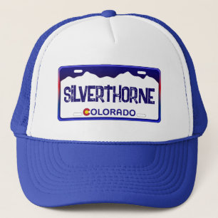 Silverthorne Colorado Blauer Nummernschild Truckerkappe