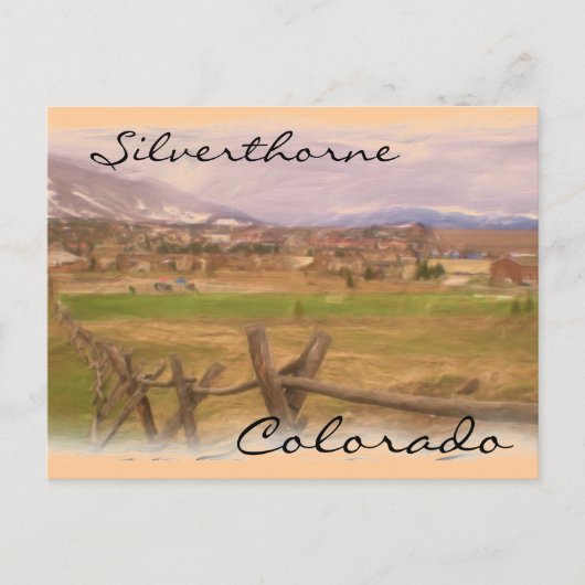 Silverthorne Colorado Postkarte (Vorderseite)