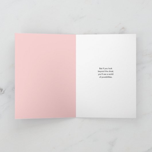 Silvertip Shark "Manchmal scheint es" Förderung Karte (Innenseite)