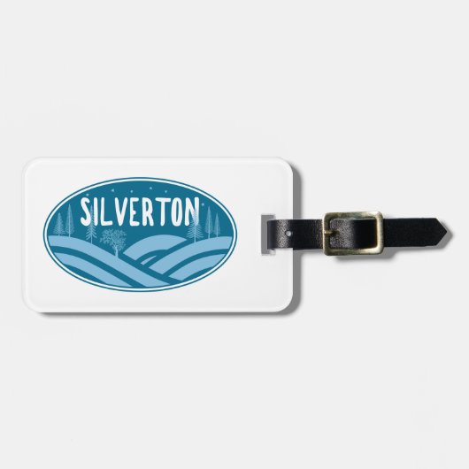 Silverton Colorado Außenbereich Gepäckanhänger (Vorderseite horizontal)