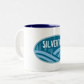 Silverton Colorado Außenbereich Zweifarbige Tasse (Vorderseite Links)