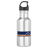 Silverton, Colorado Edelstahlflasche (Vorderseite)
