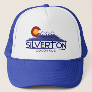 Silverton Colorado Holzhut Berge Truckerkappe