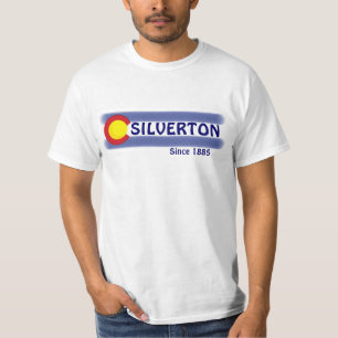 Silverton Colorado lokaler Flaggenwert T-Shirt