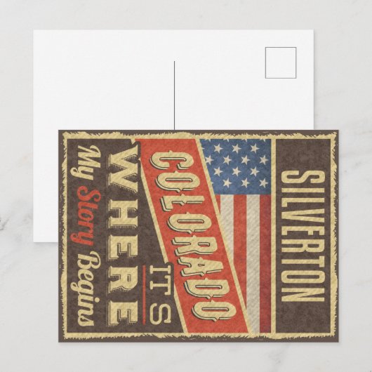 Silverton Colorado Postkarte (Vorne/Hinten)