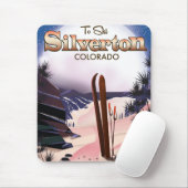 Silverton Colorado Skiposter Mousepad (Mit Mouse)