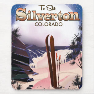 Silverton Colorado Skiposter Mousepad
