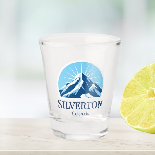 Silverton Mountain Colorado Ski Shotglas Schnapsglas