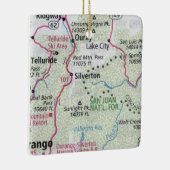 Silverton und Ouray Map Keramikornament (Rechts)