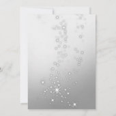 SilverTree Branches, Girl Corporate Christmas Part Einladung (Rückseite)